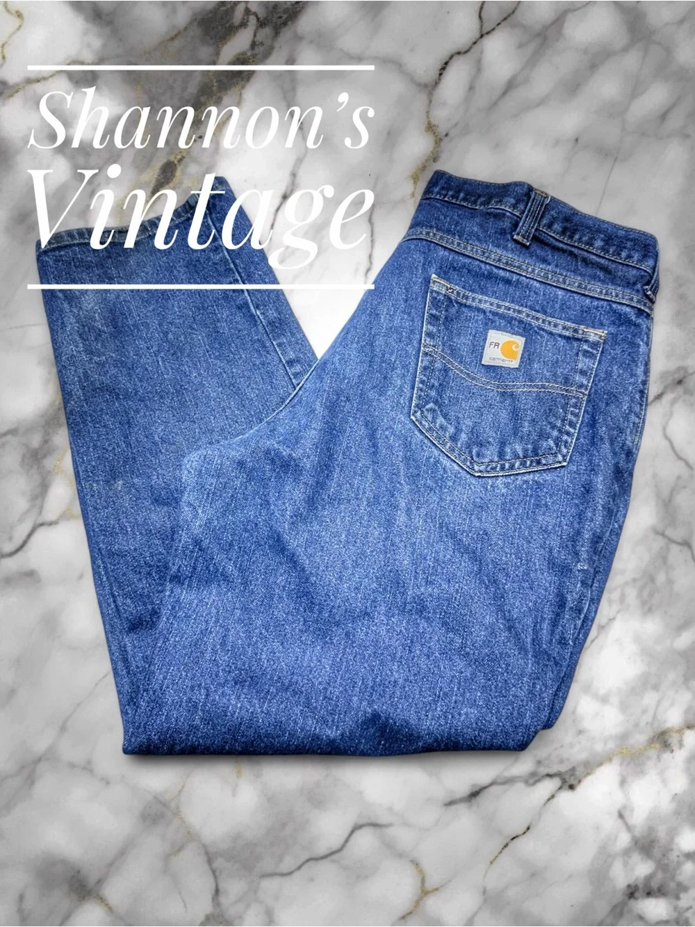 Carhartt FR Men’s sz 38 x 30 Straight Jeans A2